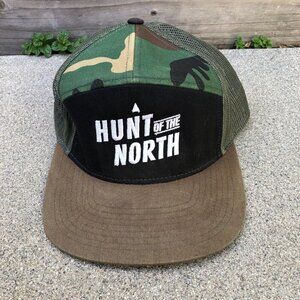 HUNT OF THE NORTH Trucker Hat Mens Camo Snapback Cap Green Richardson​​​​